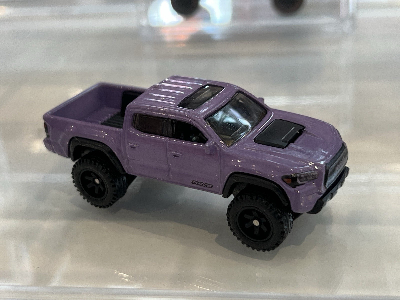 2023 Hot Wheels '20 Toyota Tacoma Purple Lavender Custom  TRD Real Riders Swap