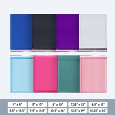 Baylue Poly Bubble Mailers | Multiple Sizes & Colors  Self Seal Padded Envelopes