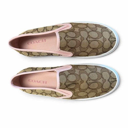 Coach Beige/Pink US Shoe Size 8.5 Sneakers - Afbeelding 2 van 5
