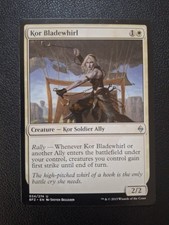 Magic the Gathering MTG Kor Bladewhirl (34) Battle for Zendikar Lightly Played