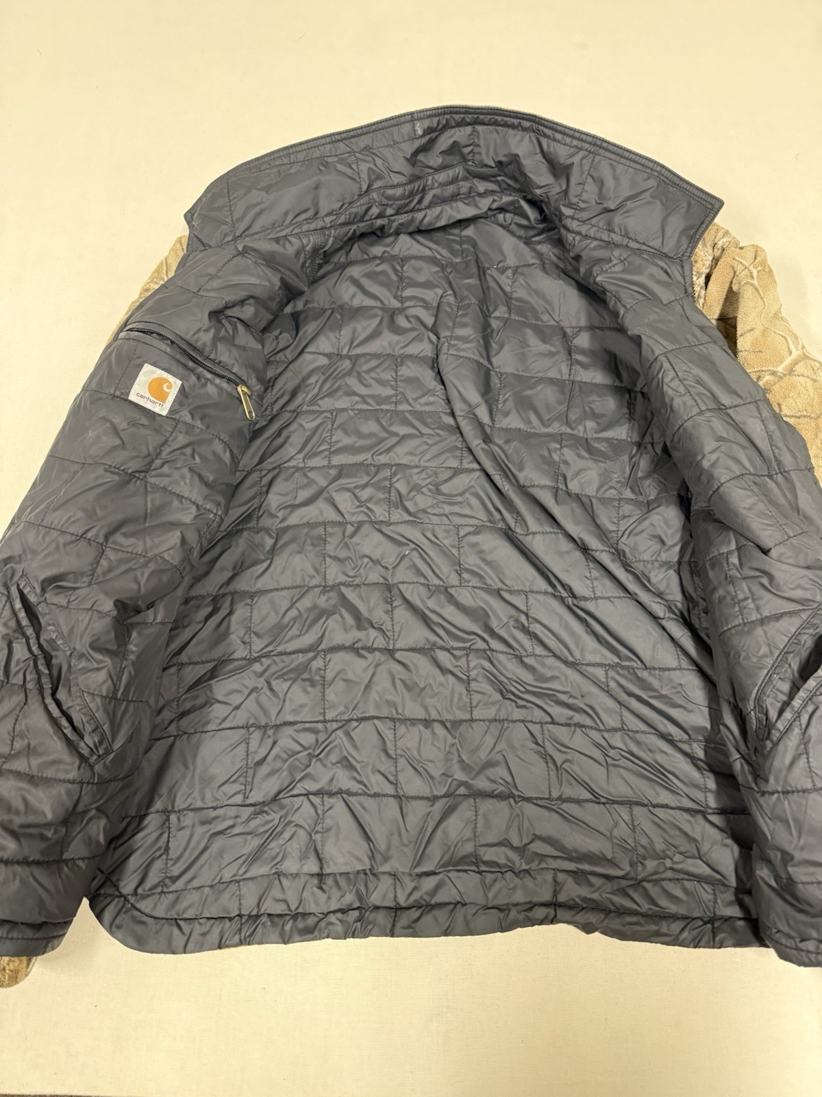 Carhartt Reversible Insulated Jacket Men’s L Realtree Camo Quilted KE10 thumbnail 4