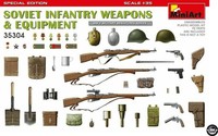 Miniart Soviet Infantry Weapons & Equipment 1:35 Bausatz Model Kit Diorama 35304