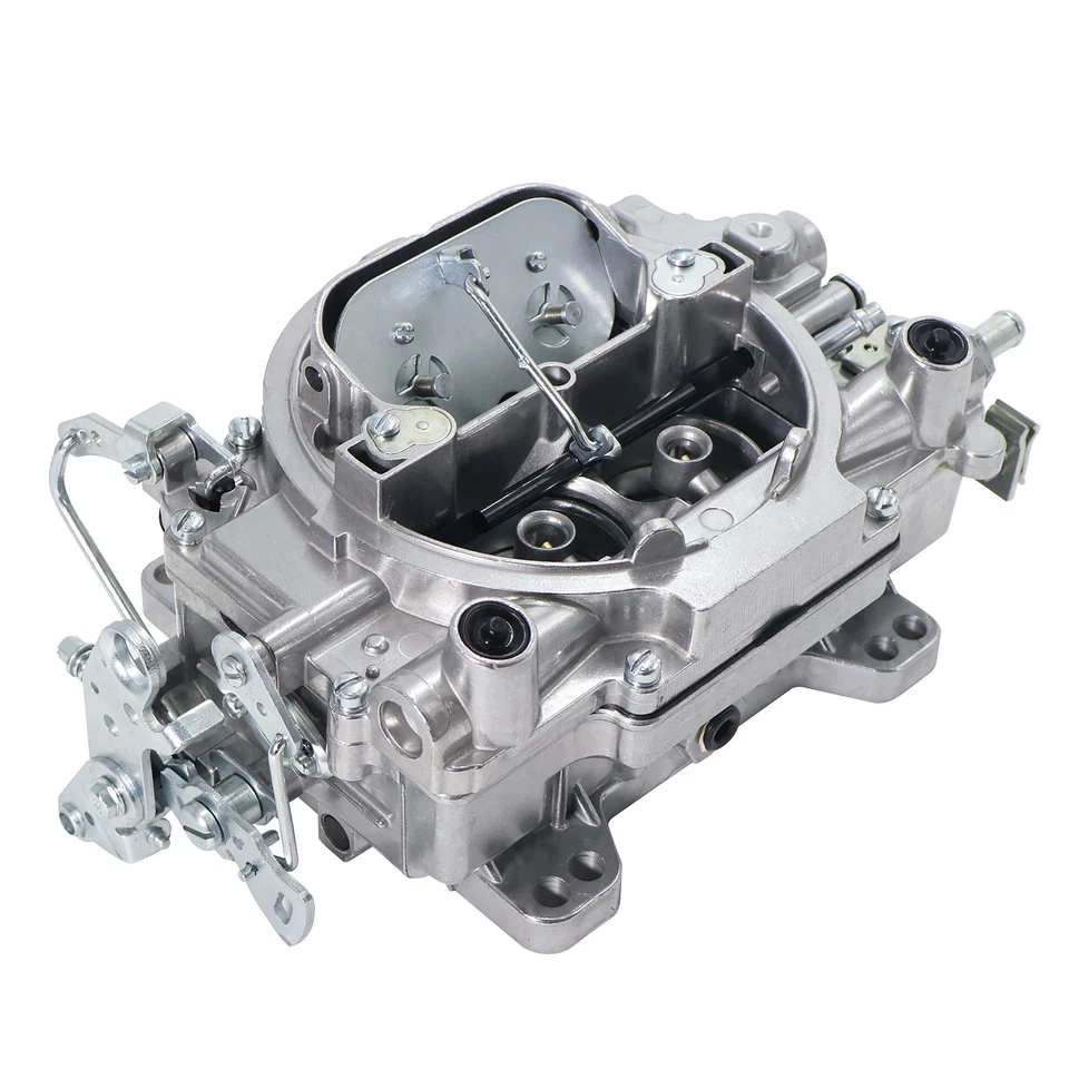 4 Barrel 1405 For Performer 600 CFM Carburetor & Intake Manifold For Chevy SBC Foto 3 de 4