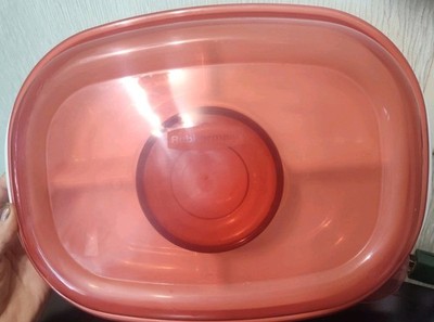 Rubbermaid Party Platter Veggie Fruit Tray 5 Compartments Chip Dip Container