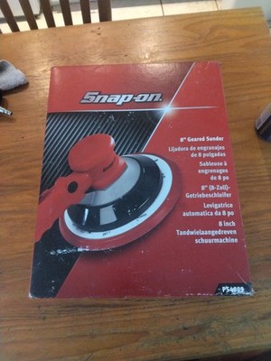Snap-On 8'' Geared Adjustable Grip Sanders PS4809 Orbiter Sander