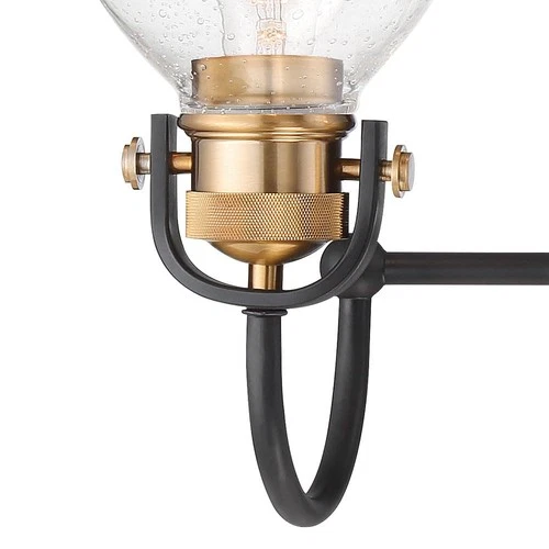 Minka Lavery 3363-416 Monico 3 Light, Bronze with Natural Brushed Brass - Picture 4 of 7