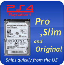 500GB PS4 Internal Hard Drive PS4 Pro, Slim  Original USB Firmware OS option