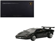 Lamborghini Countach 5000S Black 1/43 Diecast Model Car by Autoart