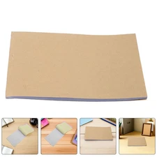 10Pcs Kraft Paper Notebook Unlined Writing Journal Blank Pocket
