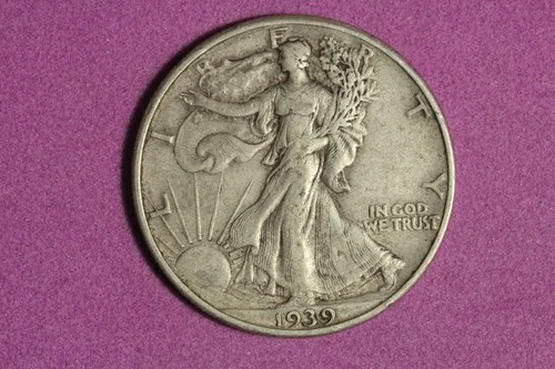Photo of a 1939-P Walking Liberty Half Dollar from an eBay listing that sold on Jul 23, 2026