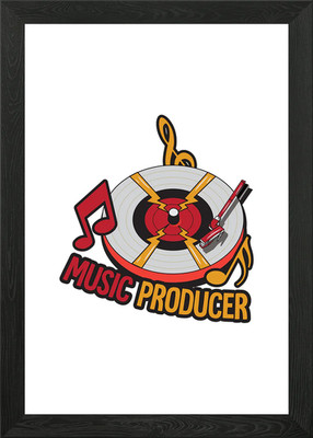 Produzenten der Musik Gerahmtes Wandbild Poster Leinwanddruck Bild