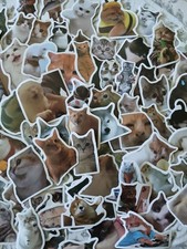 Randomly Picked 22 Cute Cat And Kitten Stickers No Repeats