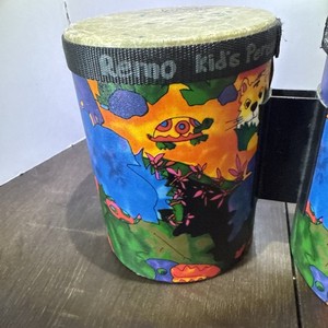 REMO Kids Percussion Bongo Drums Rain Forest Drumheads Acousticon Shell
