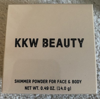 KKW Beauty Schimmer Puder für Gesicht & Körper Rosegold Brandneu im Karton
