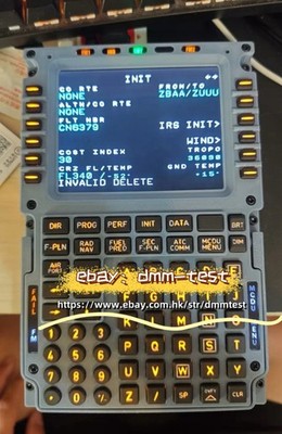 WINWING A3XX MCDU Flight Control fr Toliss Fenix Game Simulator For X-Plane MSFS