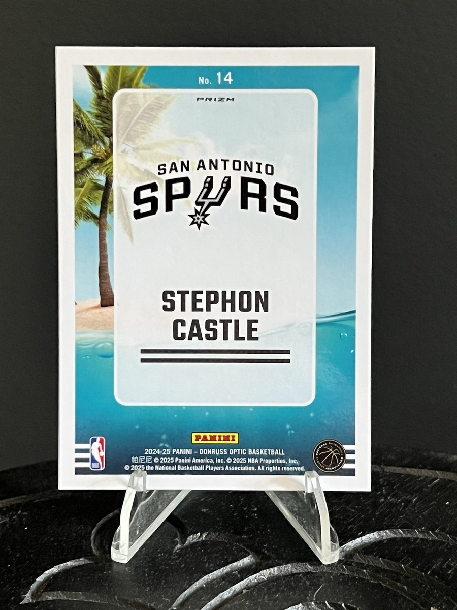 2024-25 Panini Donruss Optic Silver Holo Splash Stephon Castle #14