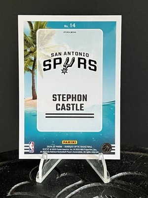 2024-25 Panini Donruss Optic Silver Holo Splash Stephon Castle #14