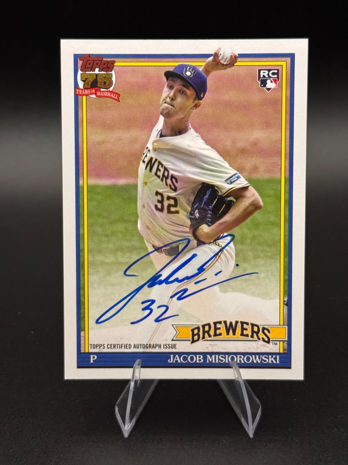 2026 Topps Series 1  Jacob Misiorowski Auto