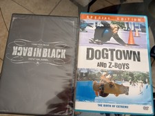 Lot of 2 New Skateboard Dvds - Back In Black by Black Label & Dogtown And Z-Boys