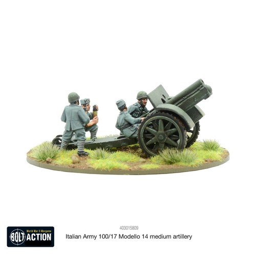 Warlord Games Bolt Action Italian Army 100/17 Modello 14 Medium Artillery - Picture 2 of 3