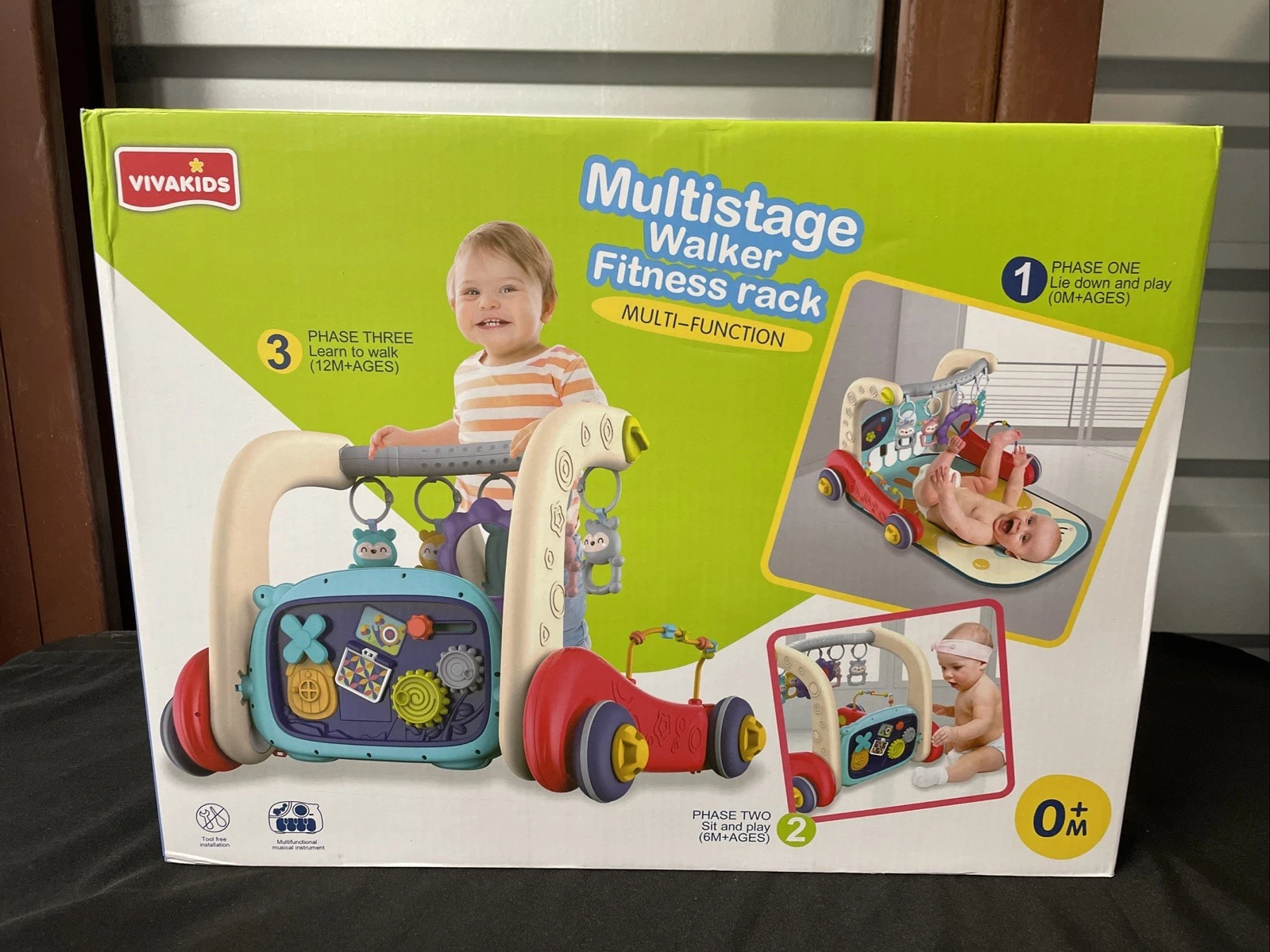 Vivakids 3 Phase Multistage-Walker And Fitness Rack