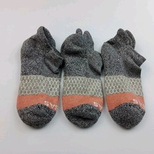 Bombas Tri-Block Marled Ankle Socks Lot Of 3 Pairs Size S