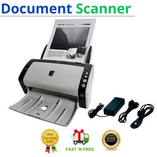 Duplex Pass-Through Document Color High Speed USB Scanner w/Bundle TESTED