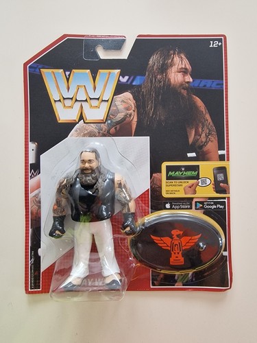 WWE MATTEL RETRO BRAY WYATT CARDED WRESTLING ACTIO...