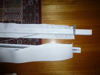 Vertical Blind Track Takes 13cm Wide Type Of Slat 69cm In Length