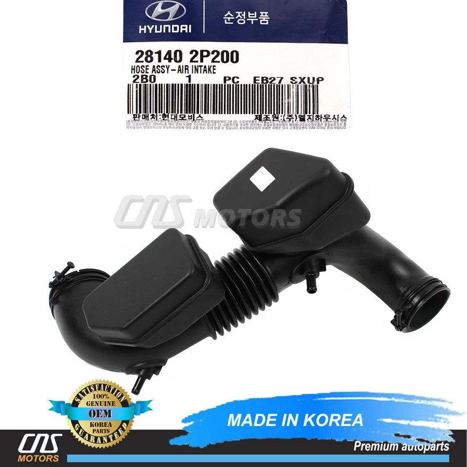 OEM GENUINE Air Intake Hose for 2010-13 Hyundai Santa Fe Kia Sorento 281402P200 Foto 4 de 4