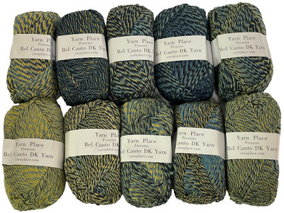 Yarn Place Bel Canto DK Weight Yarn 100% Wool 500g 1090 yds 10 Skeins #3638