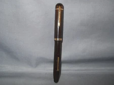 Eversharp Vintage Brown Demi Streamliner Lever Fill Fountain Pen-medium