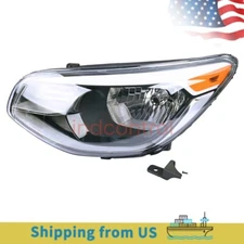 Halogen Headlight For 2014-2019 Kia Soul Headlamp Left Driver Side