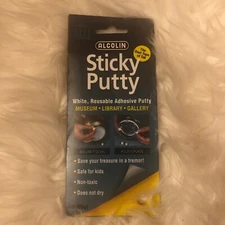 Alcolin Sticky Putty White Reusable Adhesive Putty.  Holds Things Together Duct