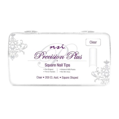 NSI - Precision Plus Clear Nail Tips 200ct