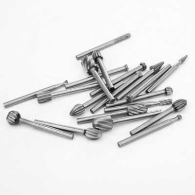 #ad 20Pc Diamond Burr Bits Drill Set Rotary Multi Tool Accessories Kit For Dremel US $9.80
