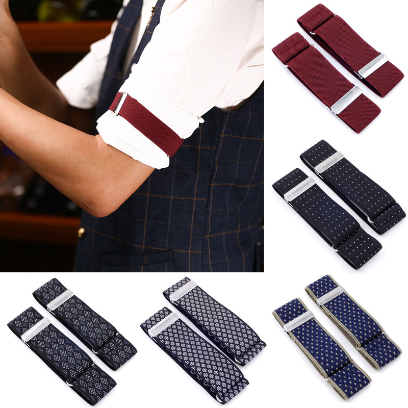 Men Shirt Sleeve Garter Strap Arm Band Sleeve Cuff Holder Armband