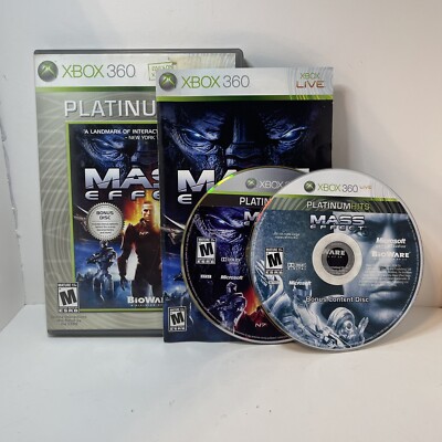 Mass Effect (Microsoft Xbox 360, 2009) - Complete w/ Manual, Tested, Working