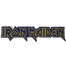 IRON MAIDEN Shaped Band Logo BACK PATCH BIG Embroidered