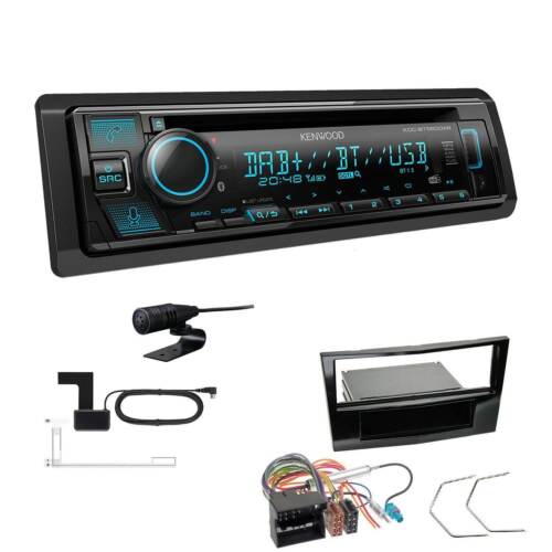 Kenwood KDC-BT560DAB Autoradio CD Bluetooth DAB+ für Opel Astra H piano black - Bild 1 von 5
