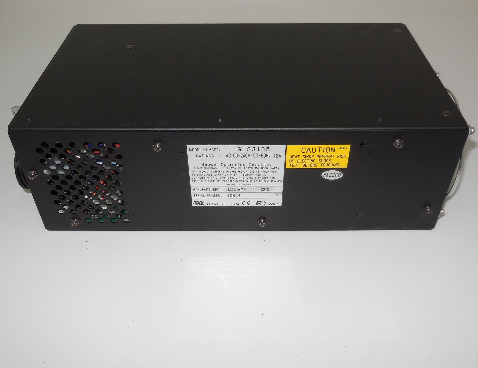 Showa Optronics GLS3135 laser power supply