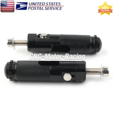 Foldable Universal CNC Rearset Footpeg Foot Pegs Aluminum Footrests Pedal 8mm