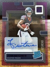 John Metchie III 2022 Panini Clearly Donruss Rated Purple /175 Rookie RC #67