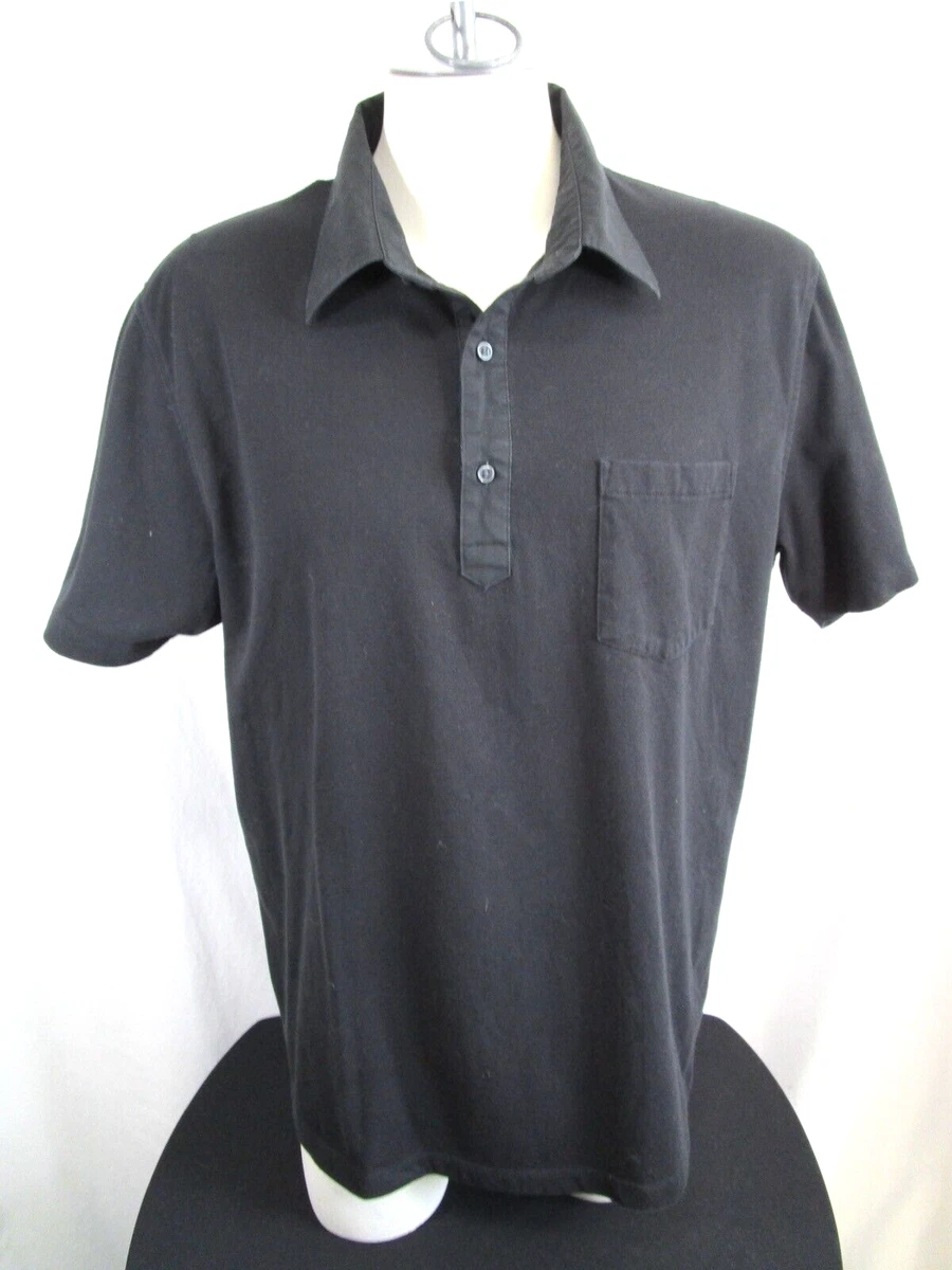 uniqlo black polo shirt