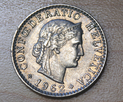 1962 Switzerland 20 Rappen