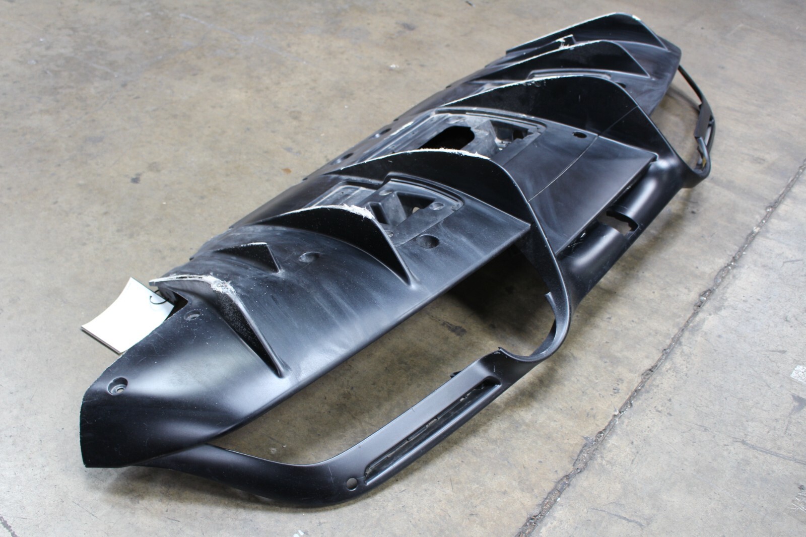 Ferrari F8 Tributo, Rear Bumper Diffuser, Damaged, Used, P/N 877913