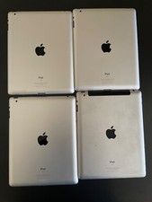 Lot of 4 For Parts Apple iPad 9.7" 2nd Gen. A1395 16 Gb Wi-Fi