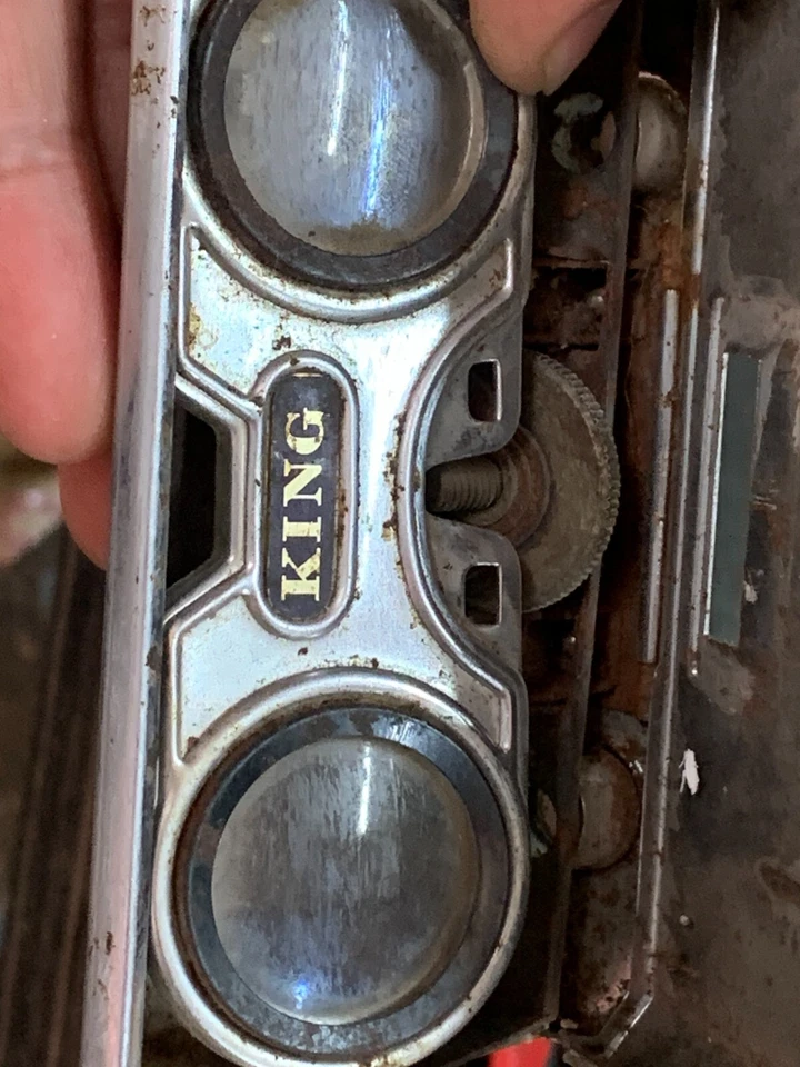 Vintage Old King Sport Glass 2.5x25 Coated Lens Folding Binoculars Made In Japan - Image 4 of 4