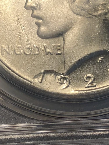 DRAMATIC STRUCK THROUGH, CLIPPED 1923 Peace Dollar PCGS MS 64 *DOUBLE Mint Error