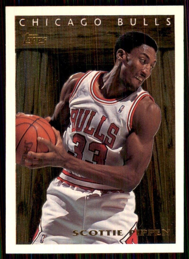 1995-96 Topps Pan for Gold #PFG10 Scottie Pippen Chicago Bulls